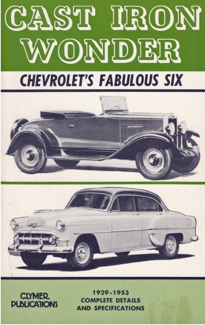 Chevrolet Cast Iron 1929 - 53. KIRJA