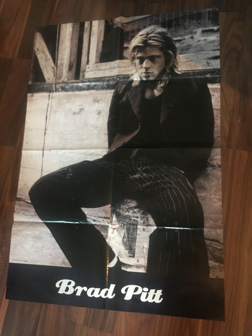Brad Pitt juliste ja tarra