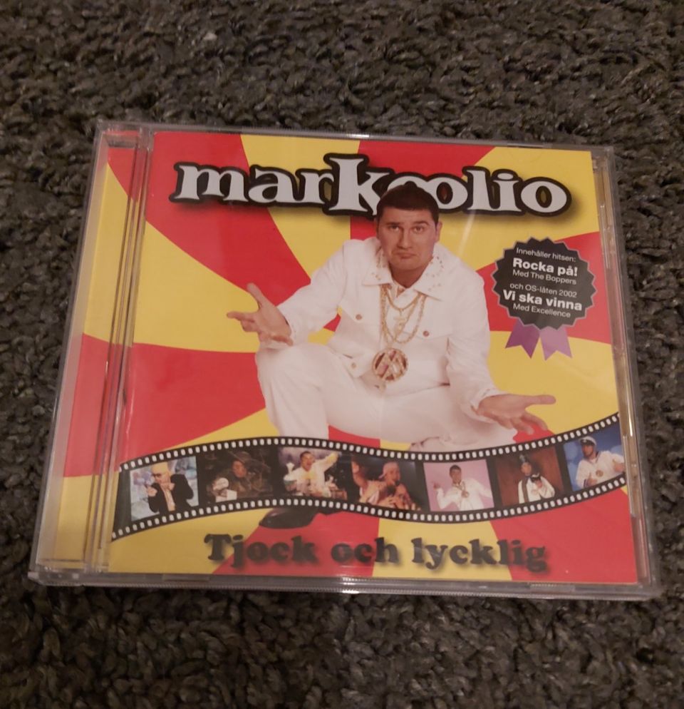 Markoolio CD -levy Tjock och lycklig