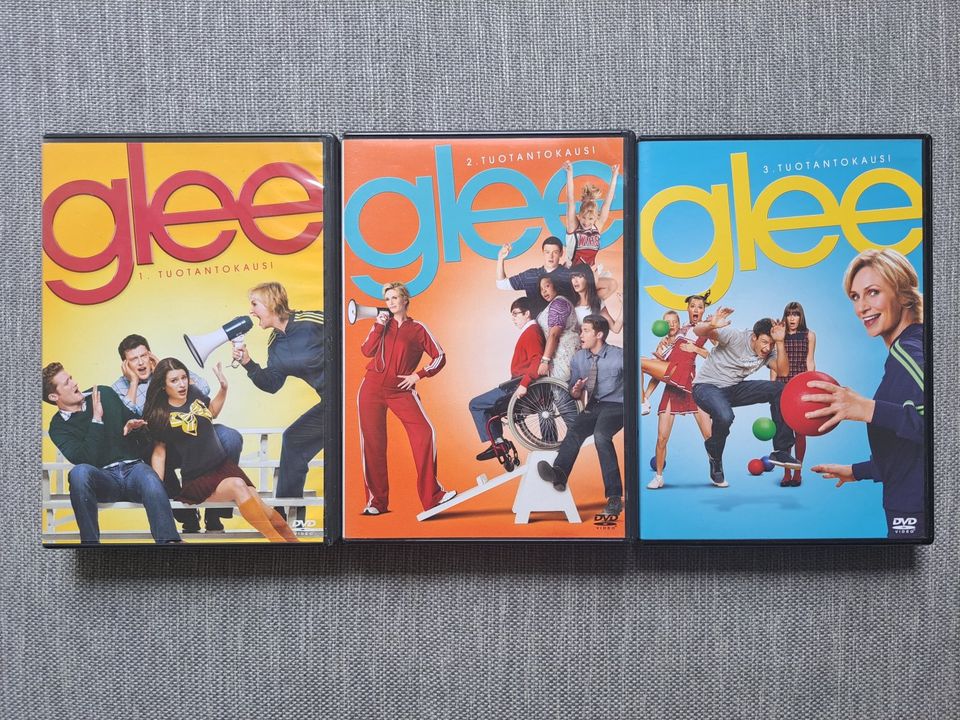 Glee tuotantokaudet 1-3 dvd
