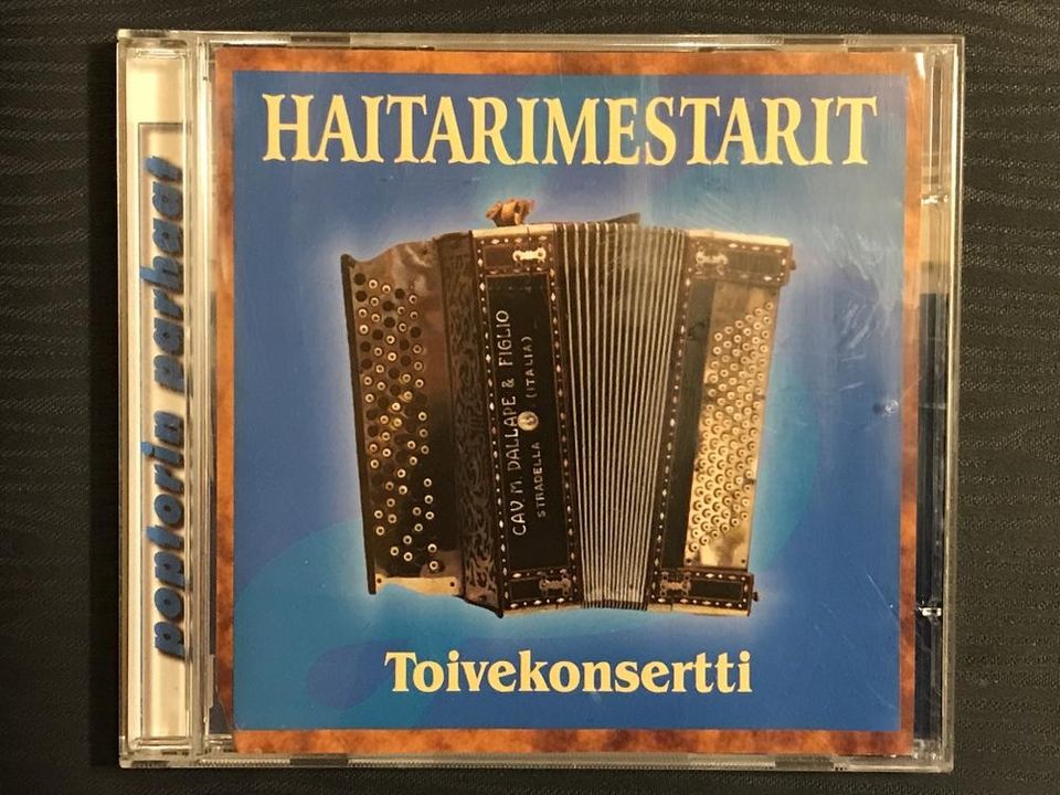 Musiikki CD: Haitarimestarit - Toivekonsertti