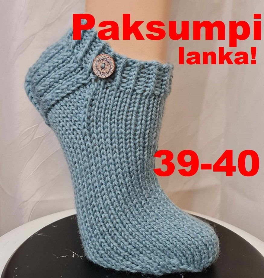 Paksummat villasukat/sukkaset, koko 39-40