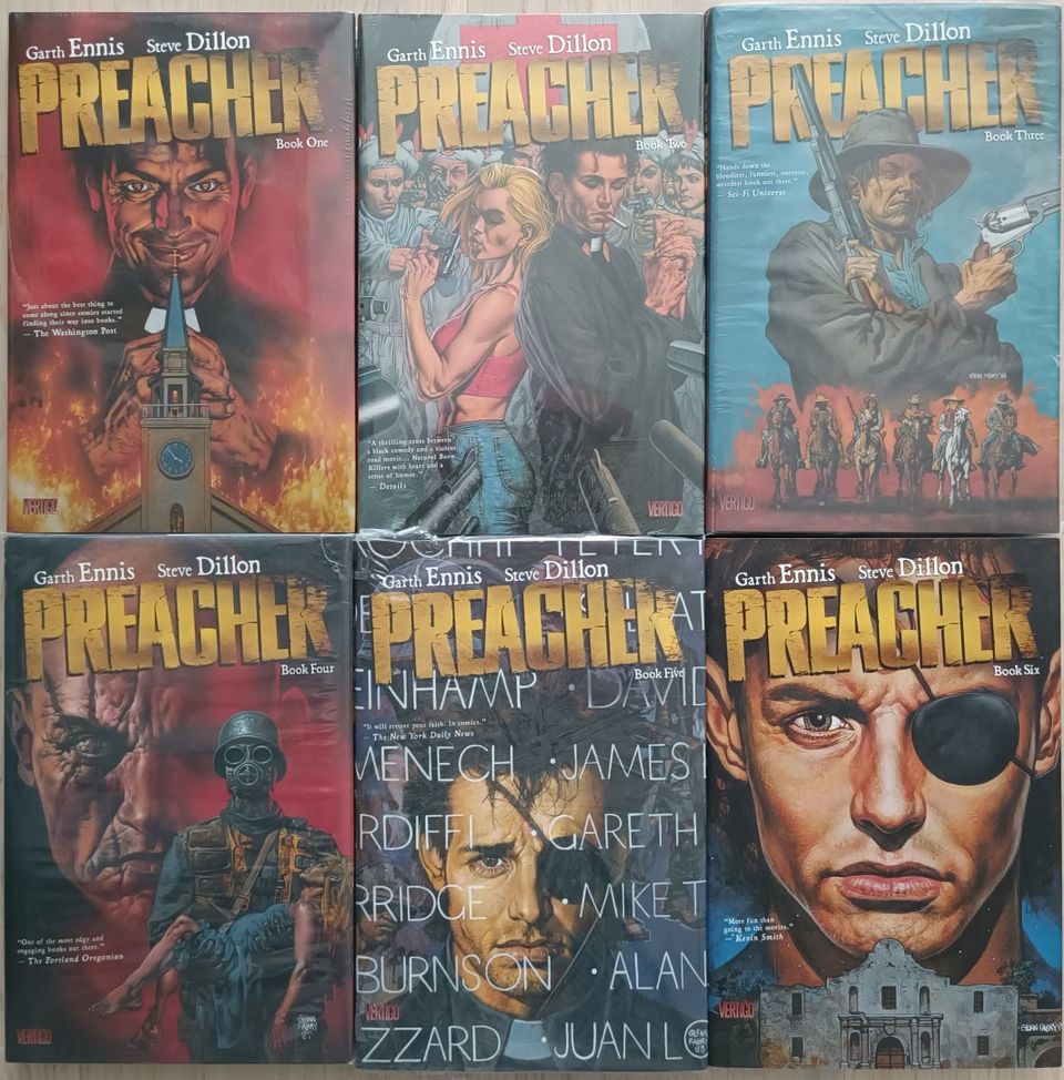Sarjakuva-albumi US 010 Preacher Book 1-6 DC