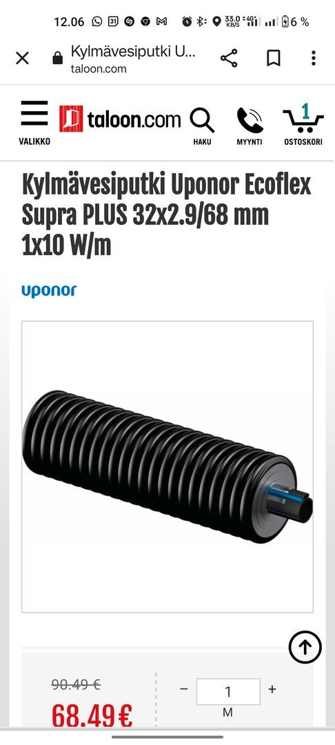 Uponor supra ecoflex supra plus