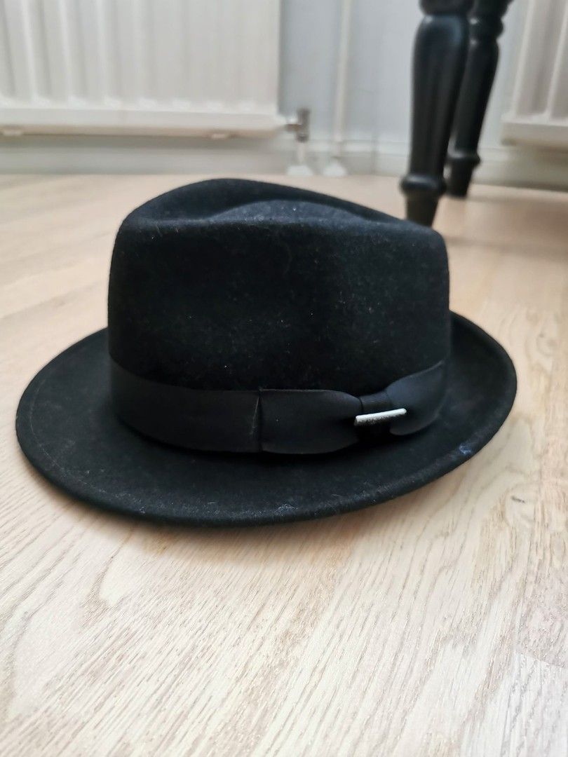 Stetson Elkader Felt Hat / musta S