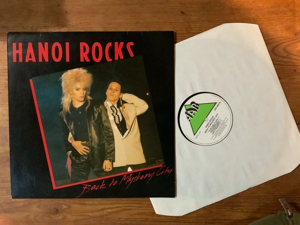 LP, Hanoi Rocks Back To Mystery City, AAB logo