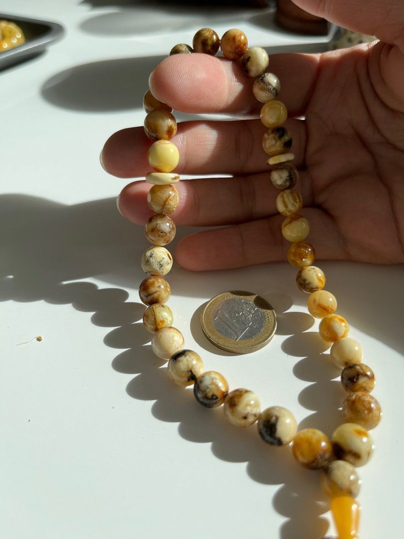 Baltic amber Islamic 33 Prayer Beads