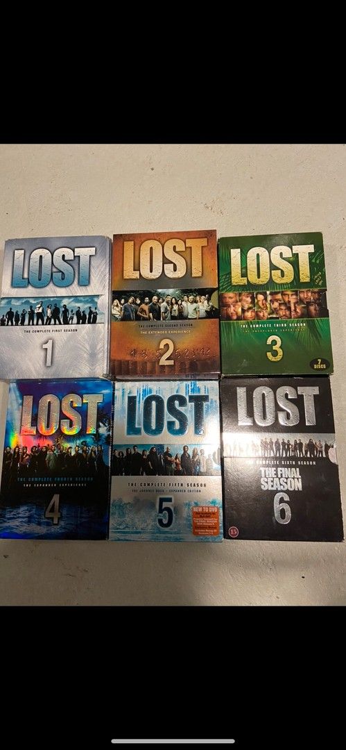 Lost kaudet 1-3 dvd