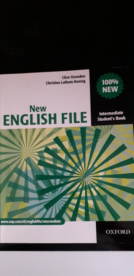 New English File intermediate book+workbook+Rom