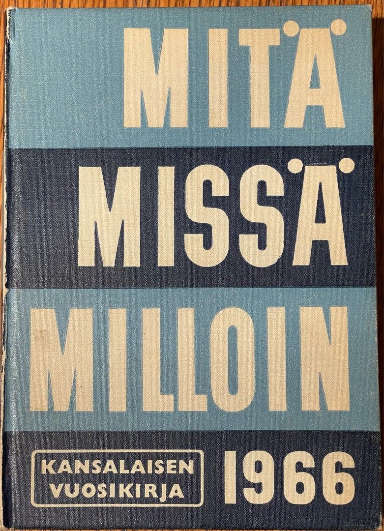 Mitä missä milloin 1966