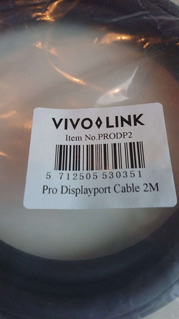 Vivo Link Displayport/Displayport kaapeli 2 m