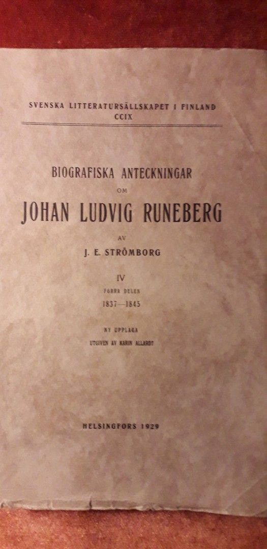 J.L.Runeberg 1837-1845