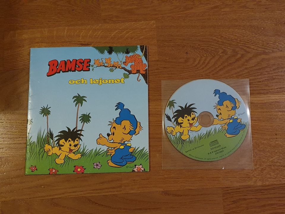 Bamse och lejonet (bok + cd) Espoonlahti
