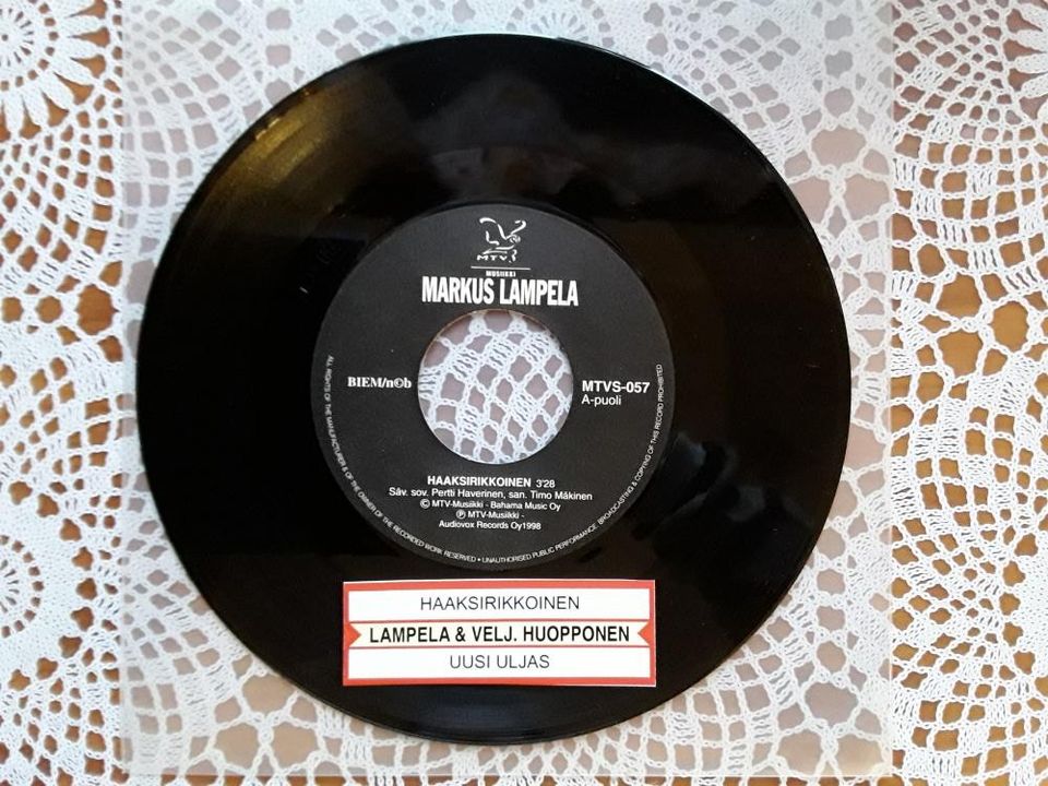 Markus Lampela / Veljekset Huoponen 7" Single