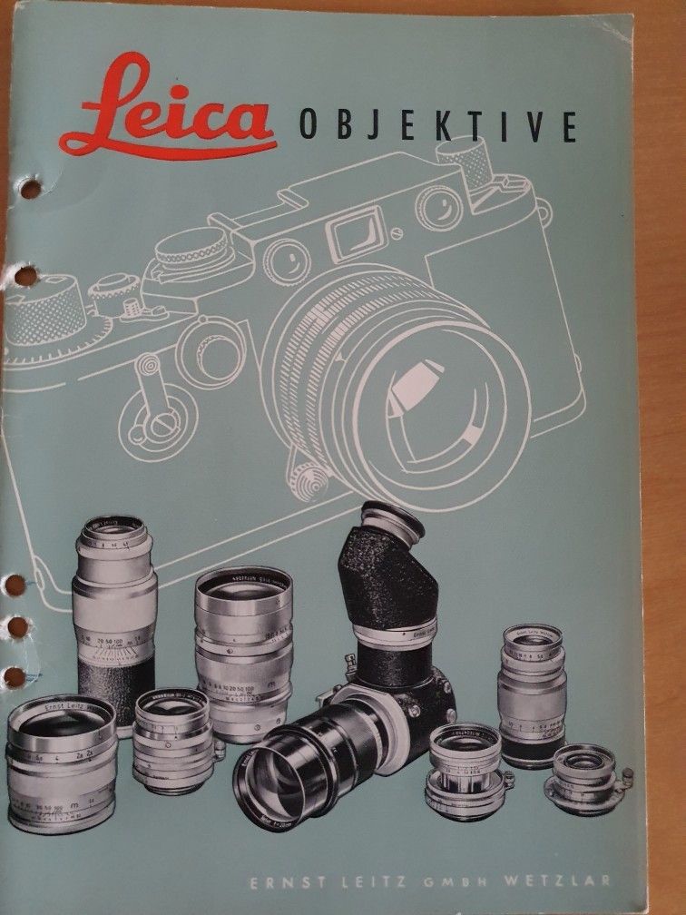Leica -objektiivien käytön opastus vihkonen