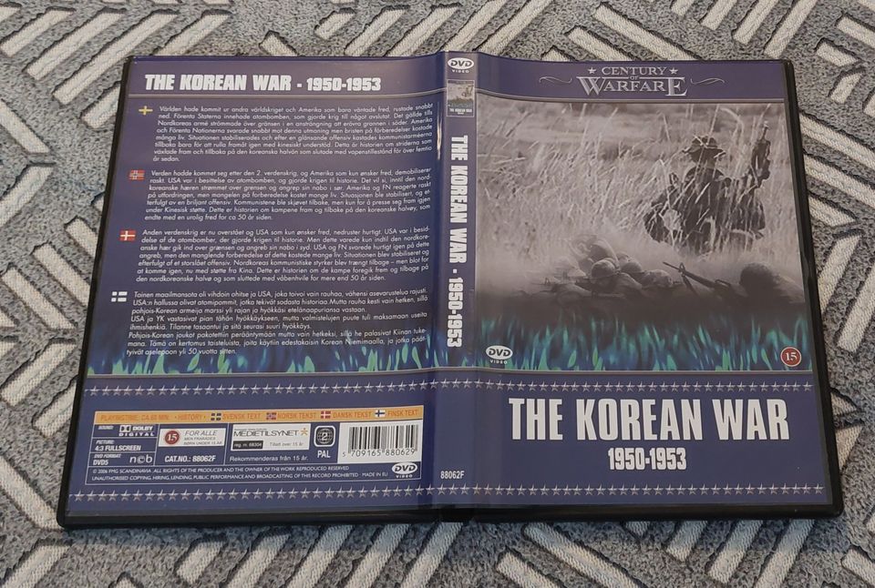The Korean war 1950-1953 DVD