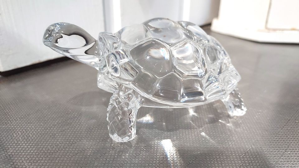 Siisti lasinen kilpikonna koriste