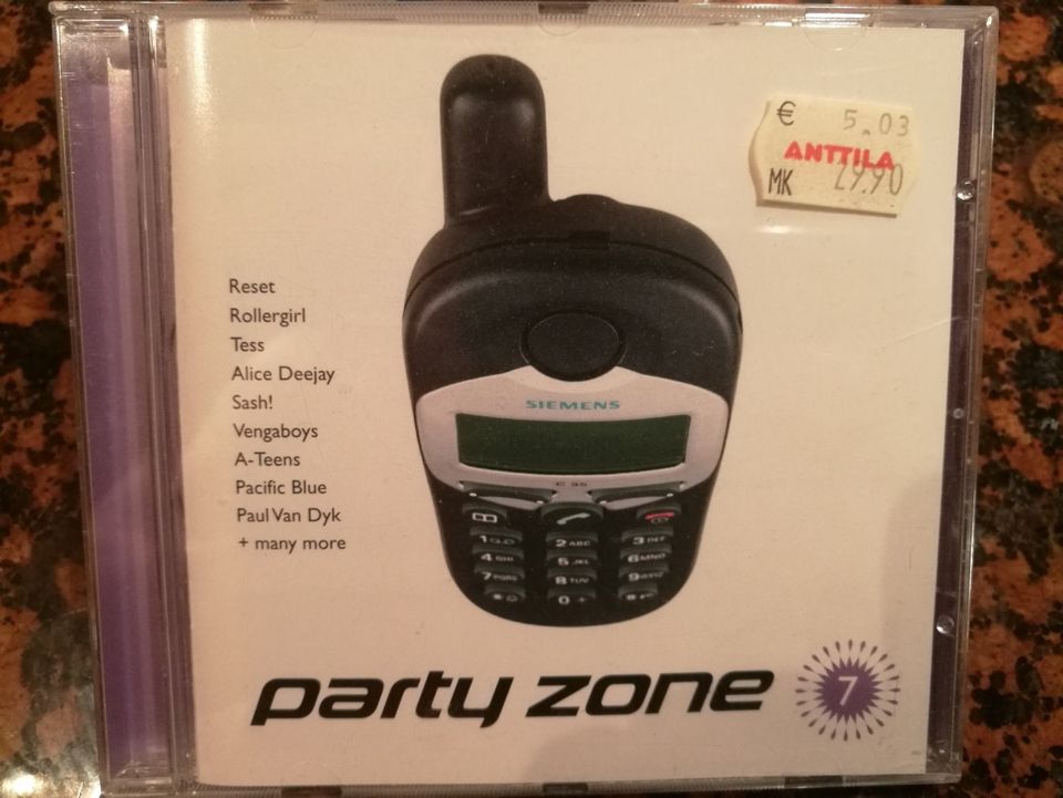 90's kokoelma: Party Zone 7 CD