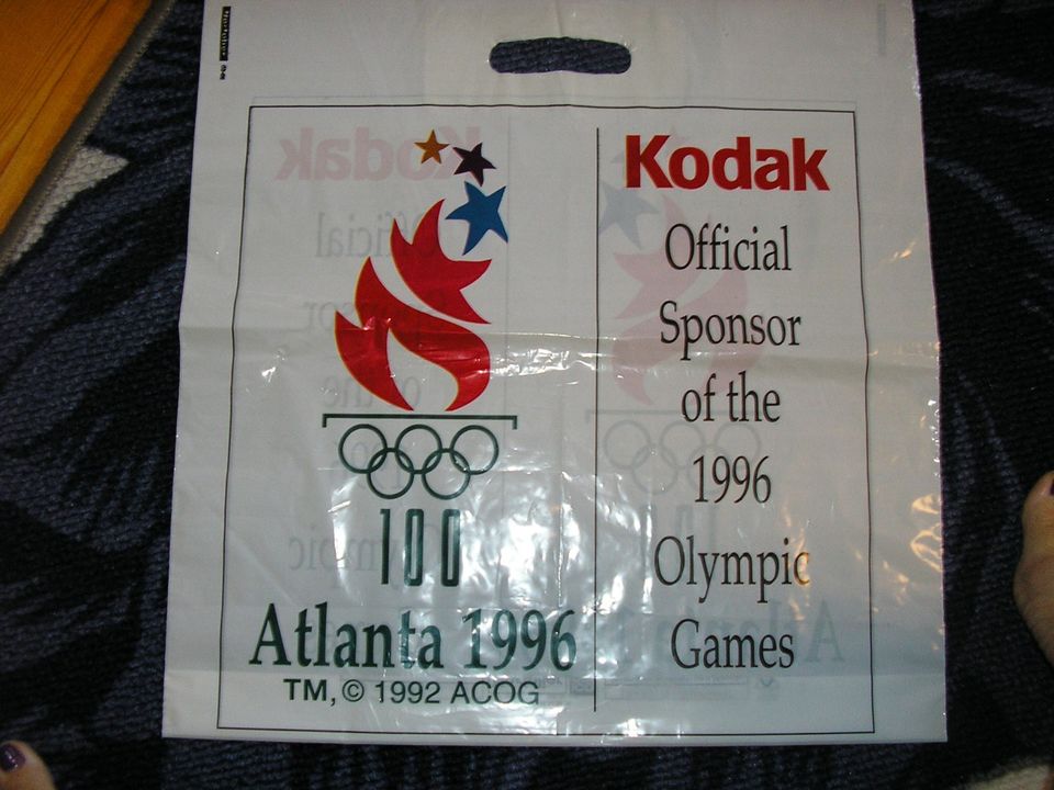 Atlantan olympialaisten muovikassi