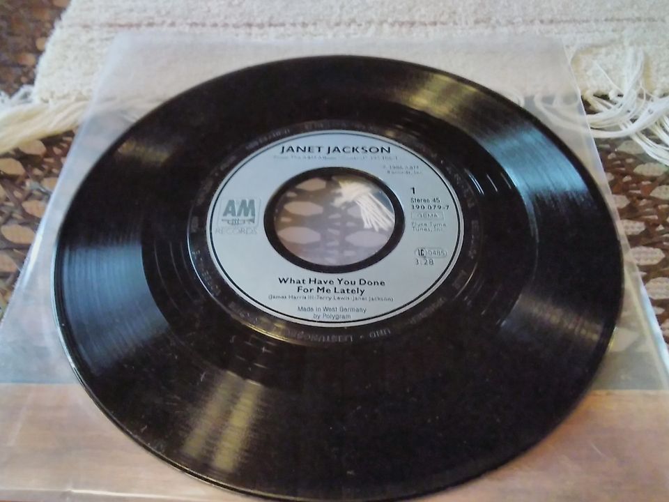 Janet Jackson 7" What have you done for me lately