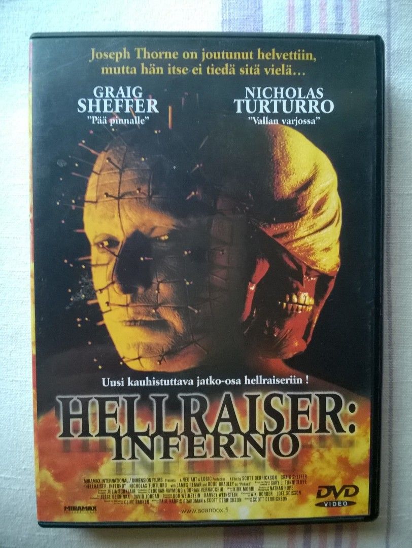 Hellraiser Inferno DVD ( Suomi DVD )