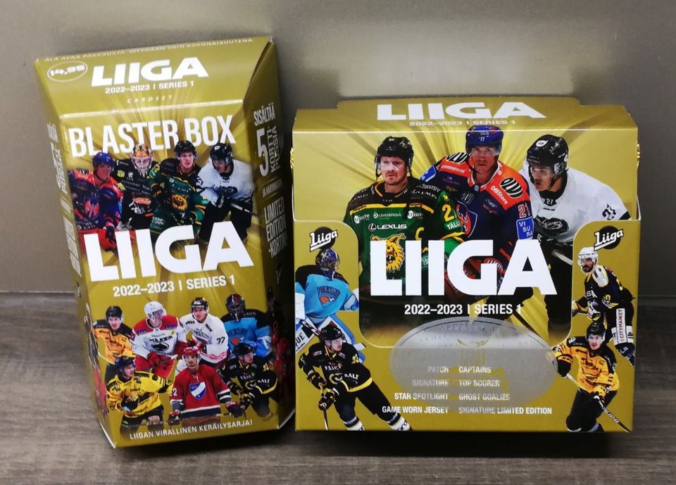Liiga Cardset 2022-23 series 1 jääkiekkokortteja