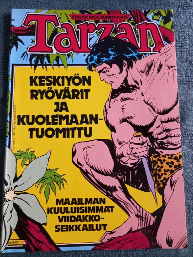 Tarzan- lehti Keskiyön ryövärit 1981