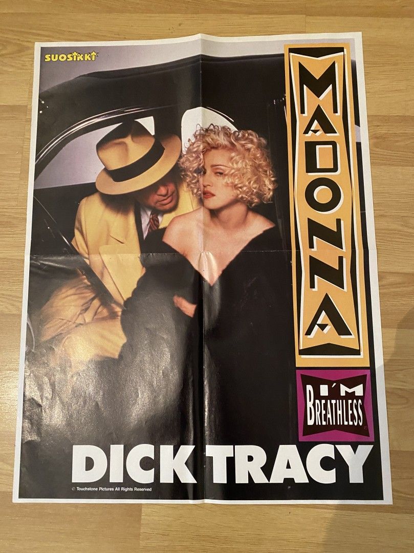 Dick Tracy Madonna juliste