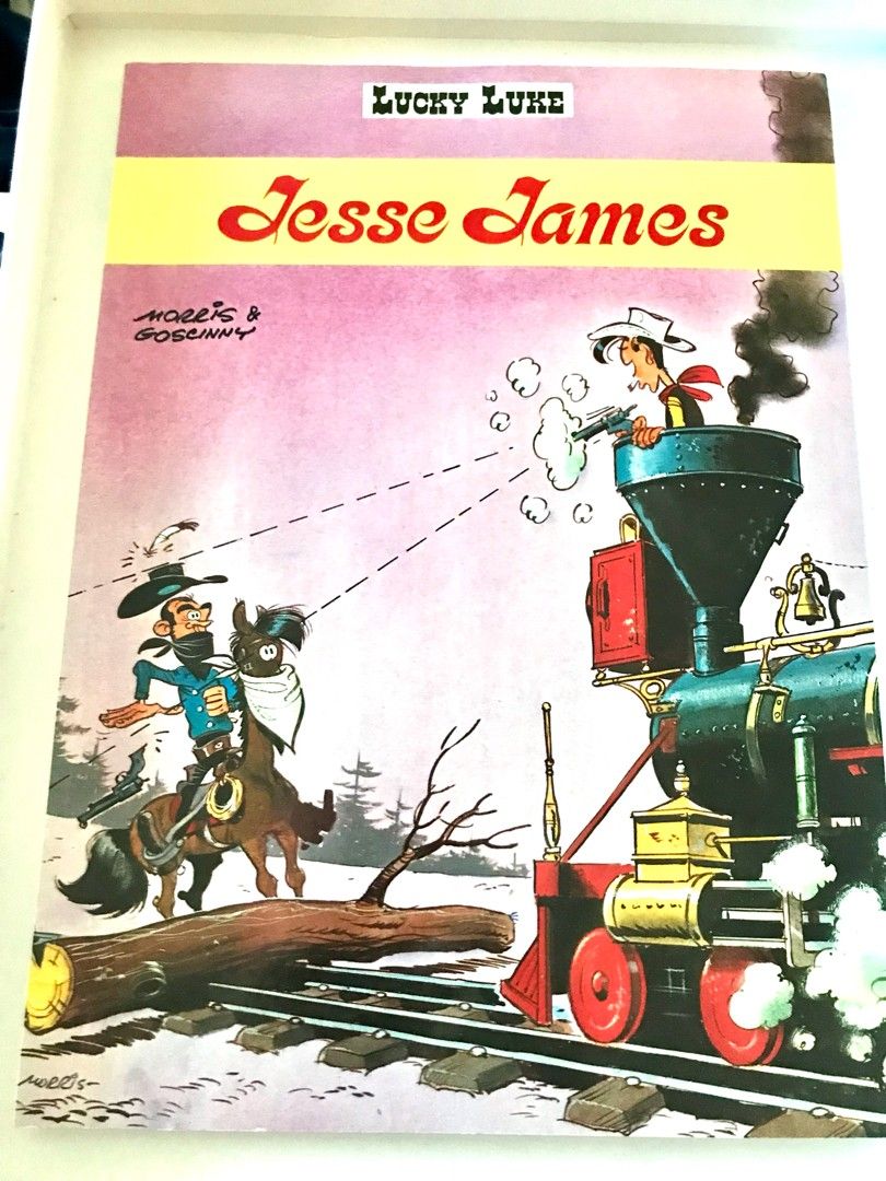 Lucky Luke sarjakuvakirja Jesse James