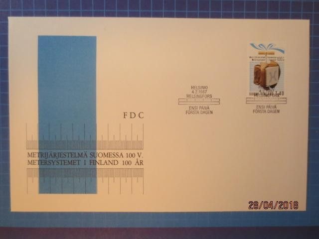 FDC Metrijärjestelmä Suomessa 100v 1987