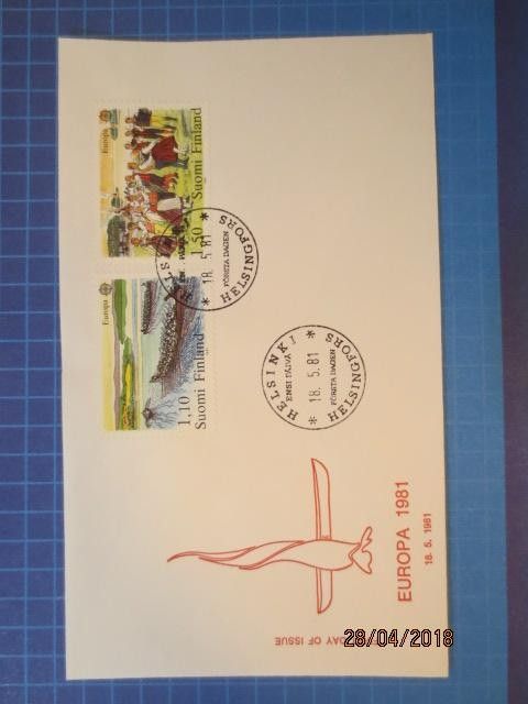 FDC Eurooppamerkit 1981