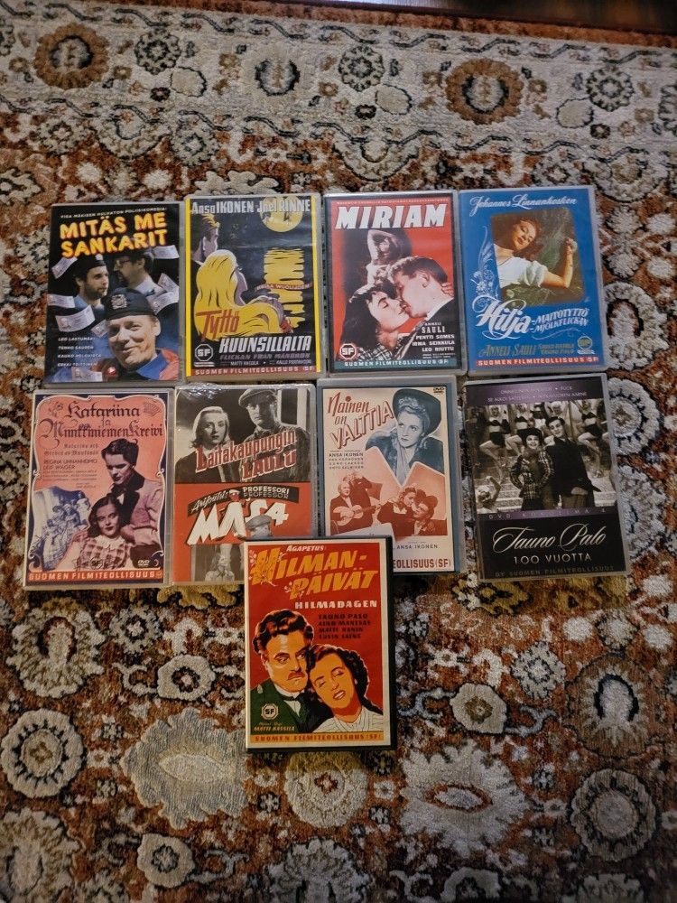 Suomen Filmiteollisuus kotimaiset dvd elokuvat
