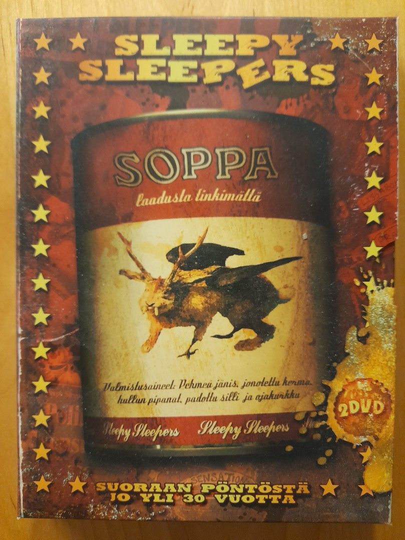 SLEEPY SLEEPERS SOPPA kaksi DVD:tä