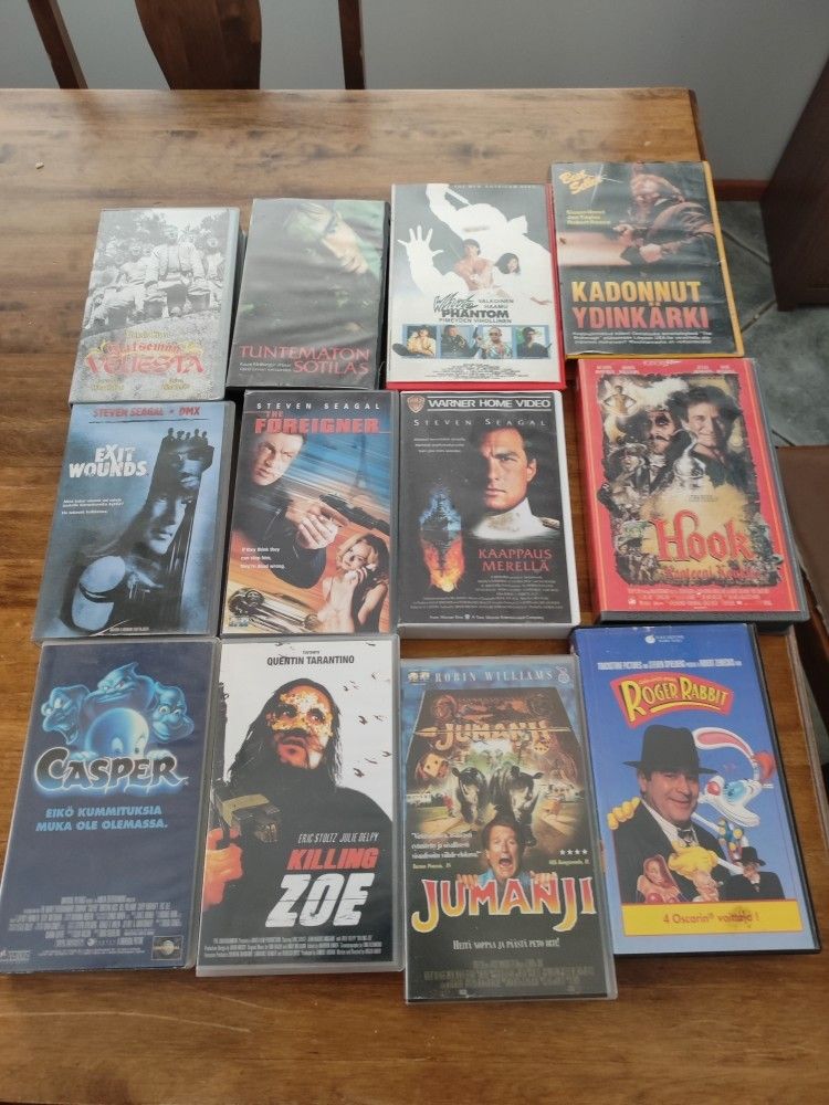 VHS elokuvia