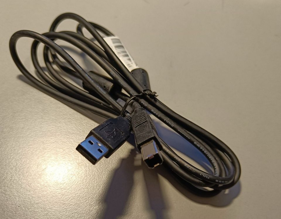 USB 2.0 -laitekaapeli USB A uros - USB B uros