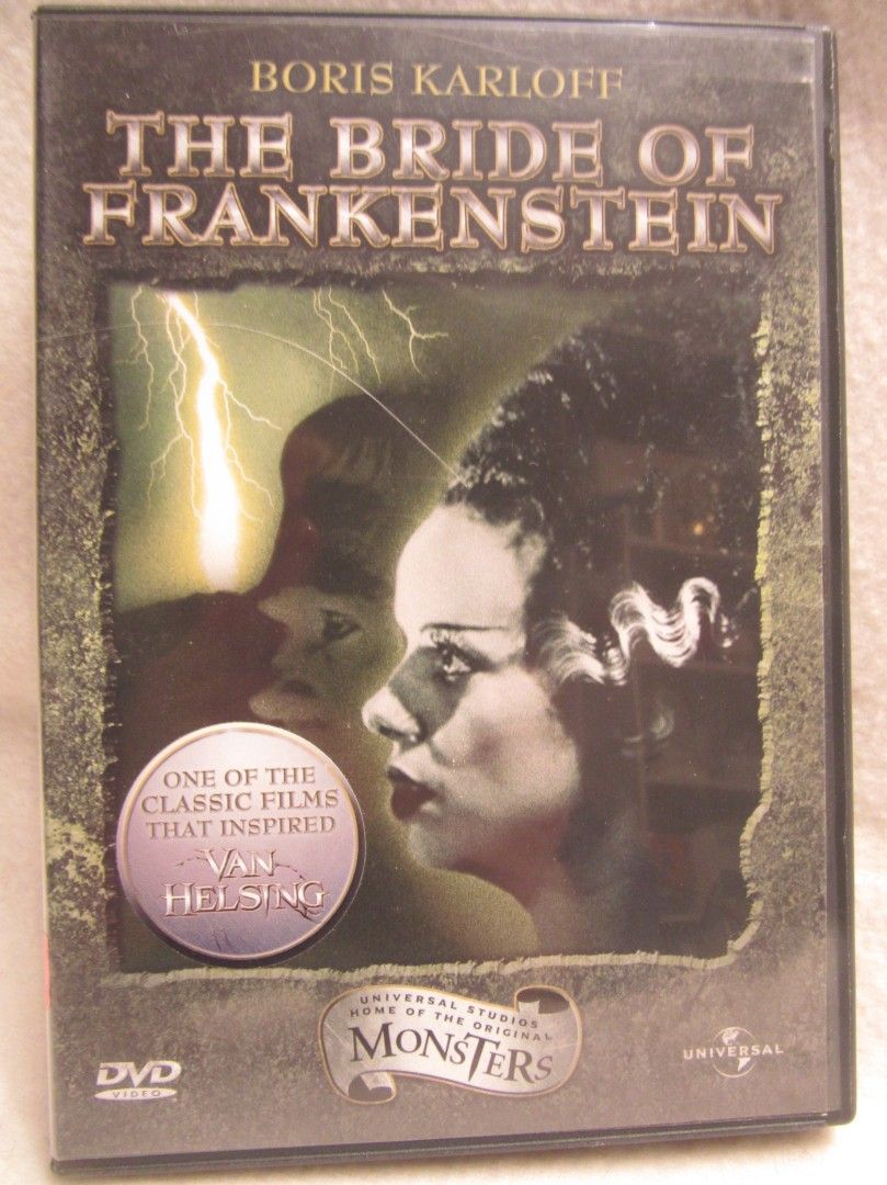 The Bride of Frankenstein dvd