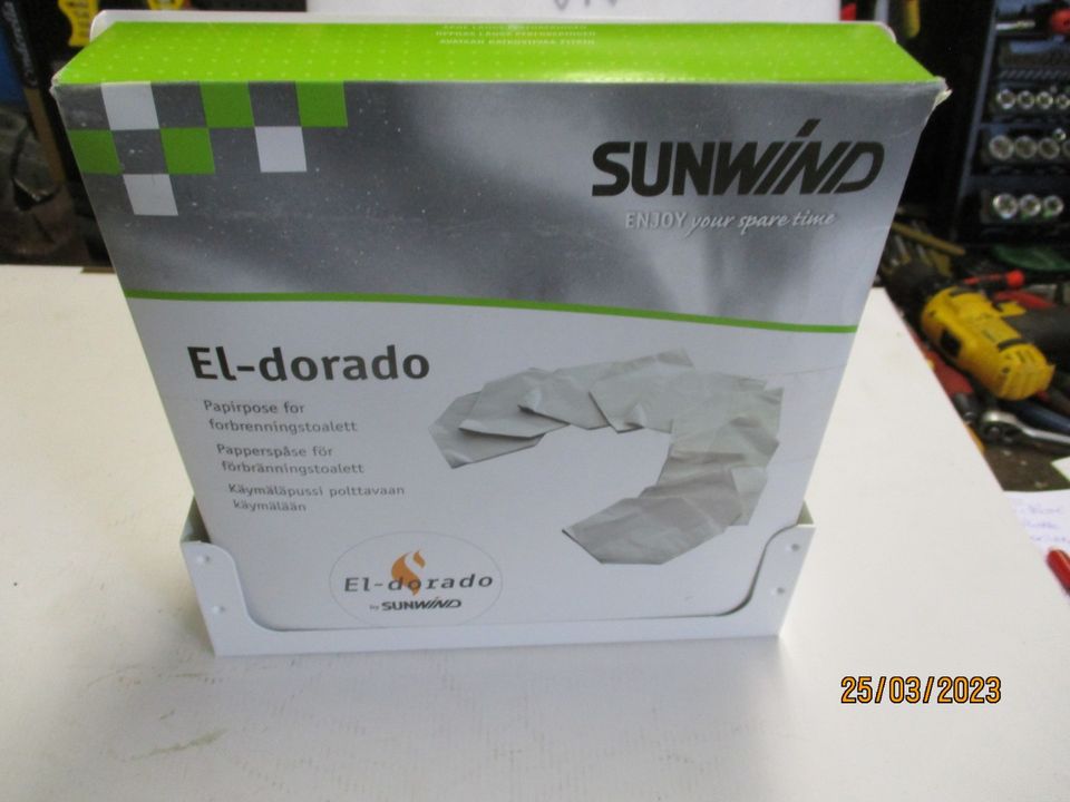 El-Dorado polttokäymälän suojapussiteline