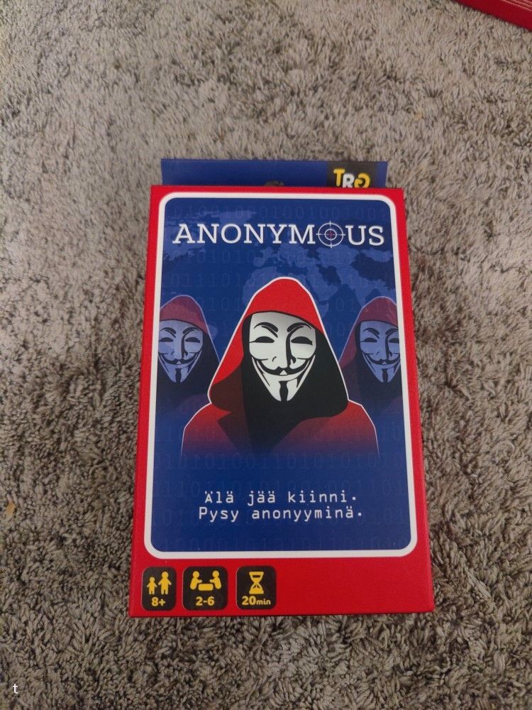 Uusi Anonymous -pelikortit