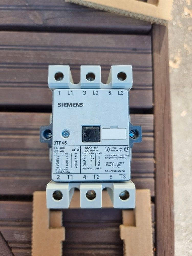 Siemens 80A ac-3 kontaktori 2kpl