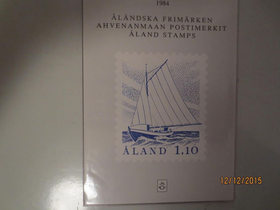 Åland vuosilajitelma 1984