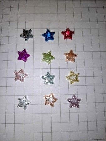 10 kpl tähti koriste askarteluun