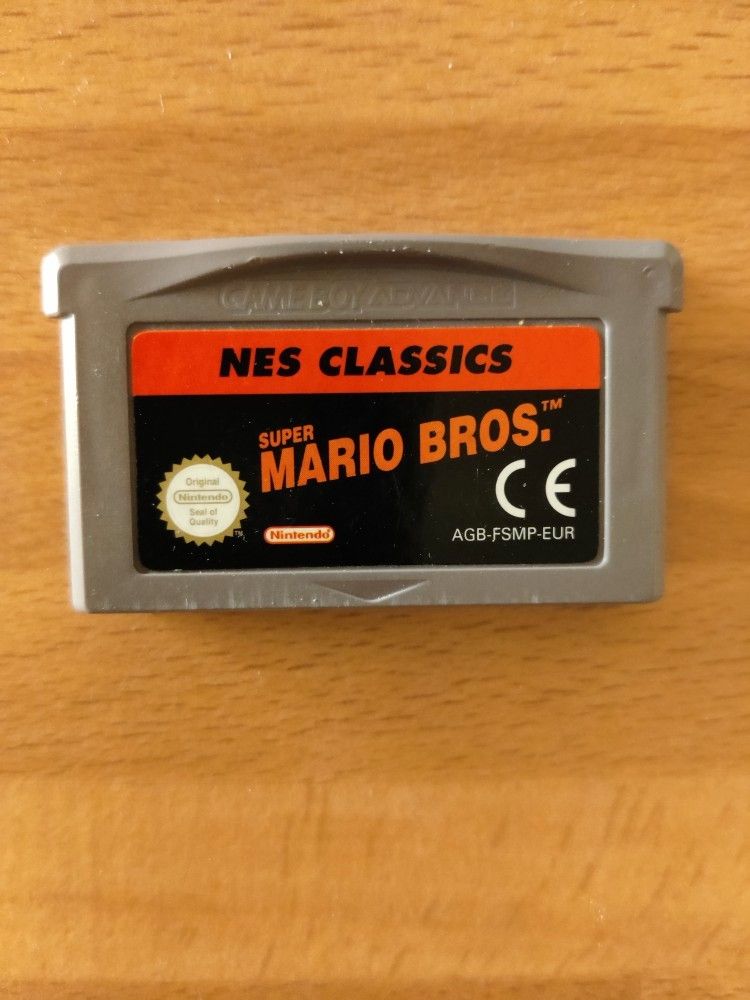 GBA Nes Classics Super Mario Bros peli