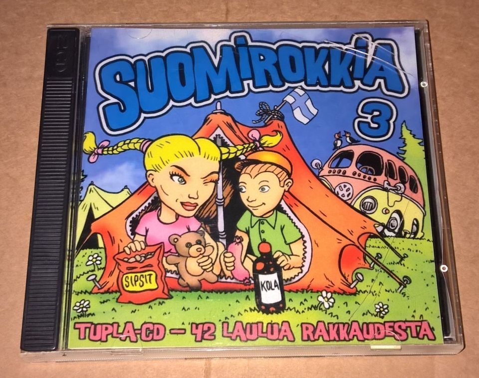 CD Suomirokkia 3 tupla levy
