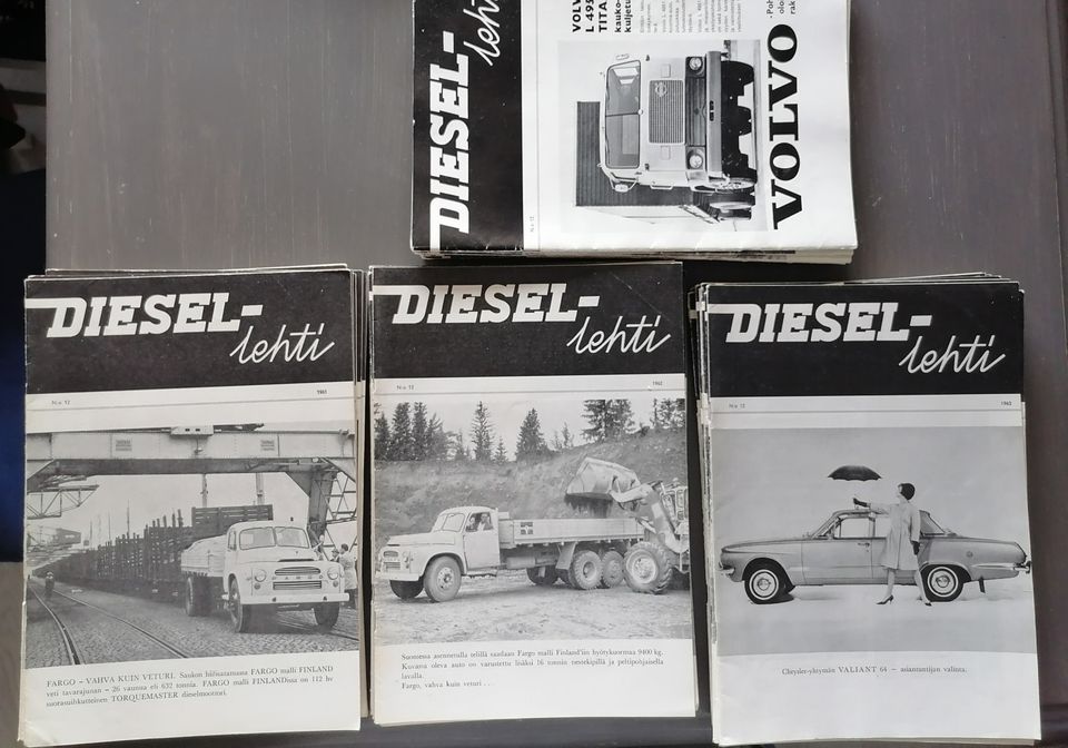 Diesel -lehtiä vuosilta 1961-1964