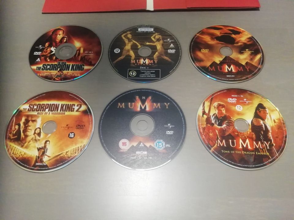 Muumio ja Skorpioni kuningas elokuvat DVD