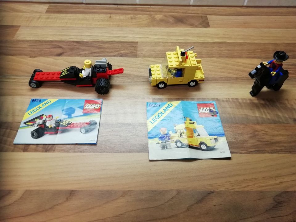 Lego formula, lego huoltoauto ja lego hevonen