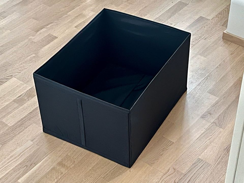 IKEA kokoontaitettavia säilytyslaatikoita 2 kpl, musta