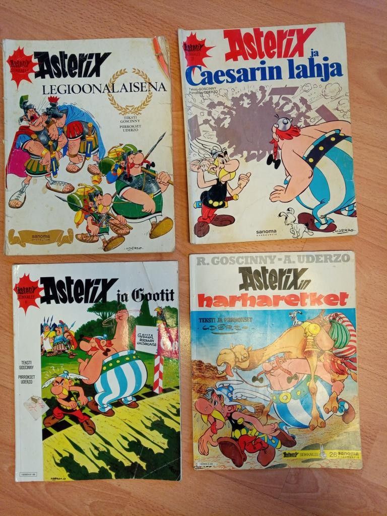 Asterix kirjoja / lehtiä