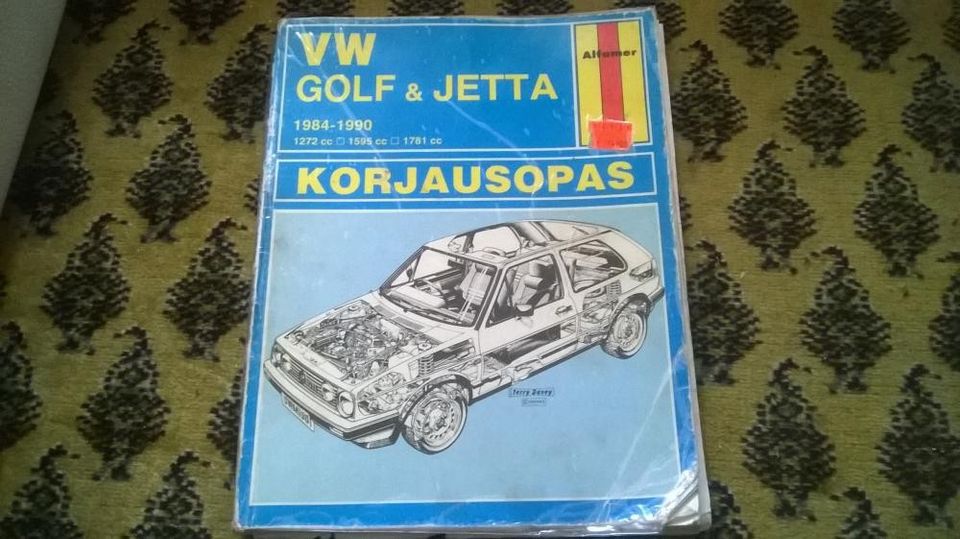 VW Golf Jetta korjauskirja
