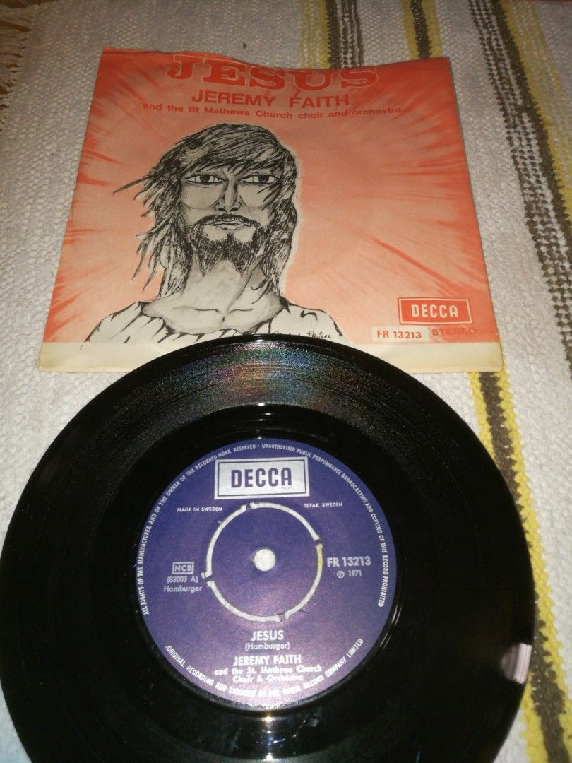 Jeremy Faith 7" Jesus / Jesus